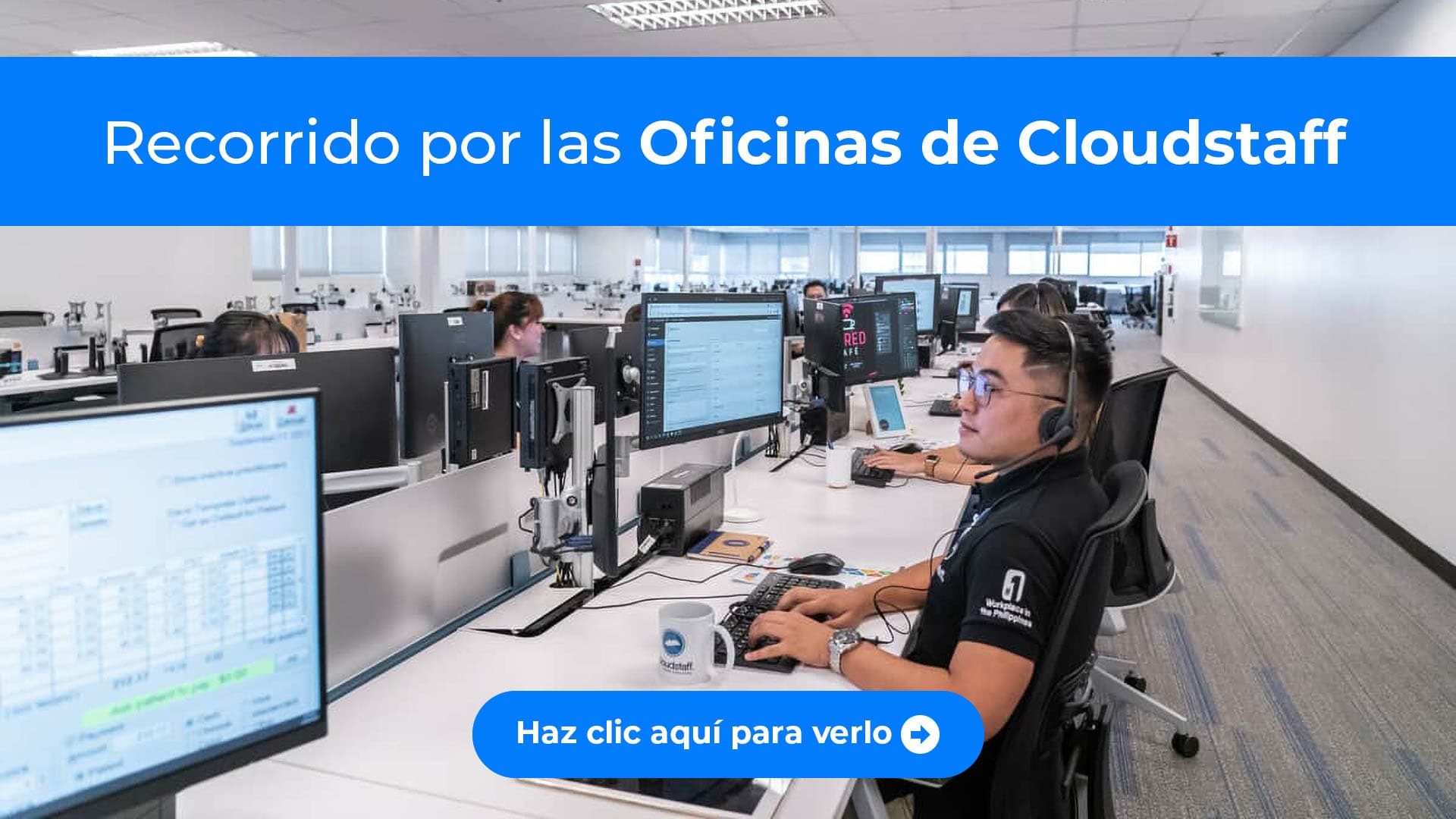 Cloudstaff Office Walktrough video thumbnail Espanol