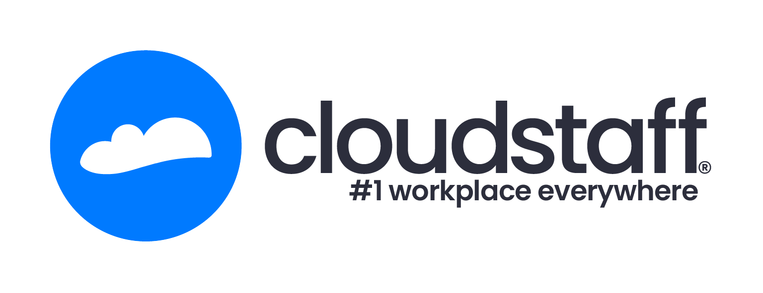 Cloudstaff Recruitment Logo - Landscape - Keyline