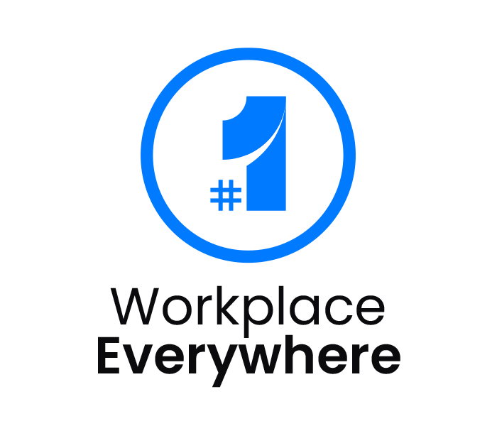 number one workplace everywhere badge